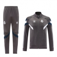 Chandal de Chaqueta del Real Madrid 2024-25 Gris Chandal de Chaqueta del Real Madrid 2024-25 Gris