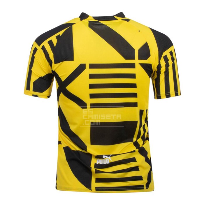 Camiseta Pre Partido del Borussia Dortmund 2022 Amarillo y Negro - Haga un click en la imagen para cerrar