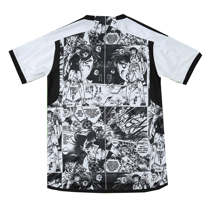 Camiseta Japon Anime 24-25 Tailandia Negro y Blanco - Haga un click en la imagen para cerrar